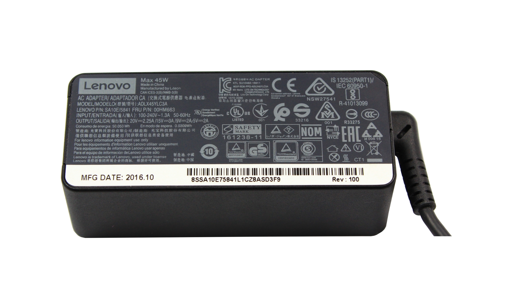 Incarcator original Lenovo ThinkPad X1 TABLET 45W Incarcator original Lenovo ThinkPad X1 TABLET 45W